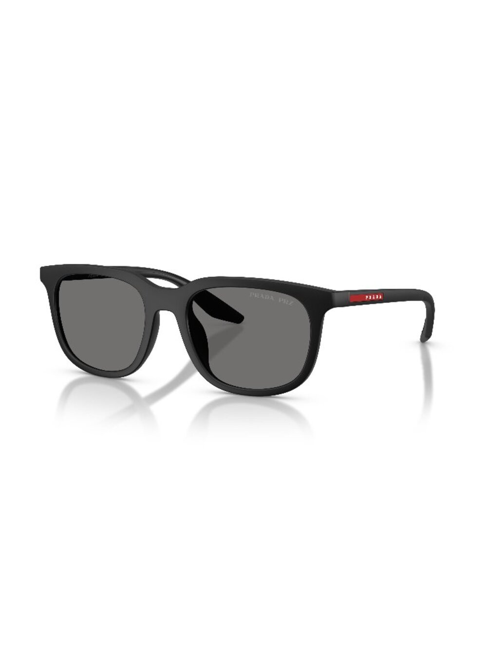 New Prada Linea Rossa Men's Sunglasses Black Grey Lens Injected Frame PS B09SU
